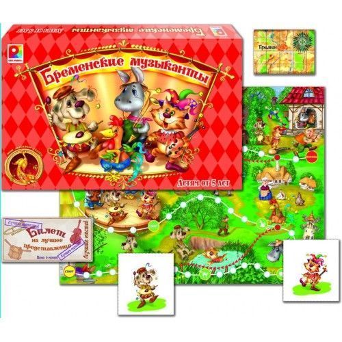Настольная игра "Бременские музыканты"