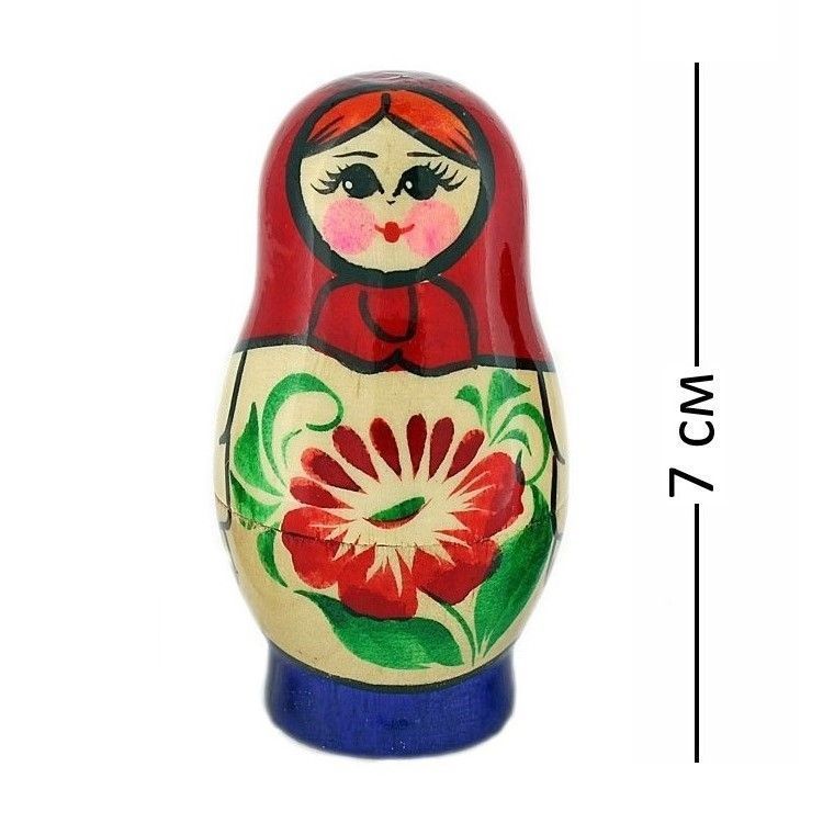 Матрешка вятская 3 пр. сувенирная расписная