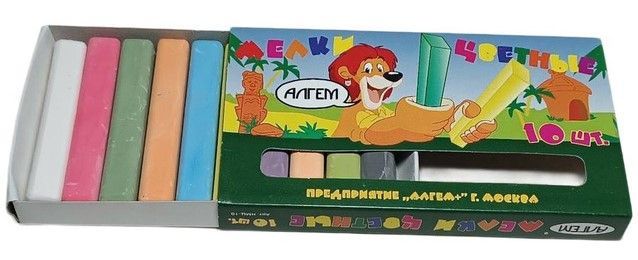 Набор "Мелки цветные 10 шт."