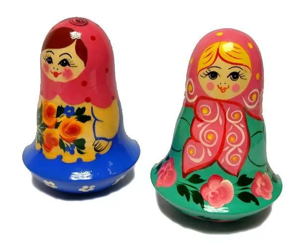 Неваляшка "Девочка" 10 см