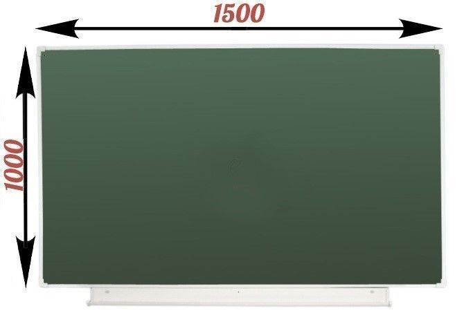 Доска аудиторная одноэлементная магнитно-меловая, 150х100см