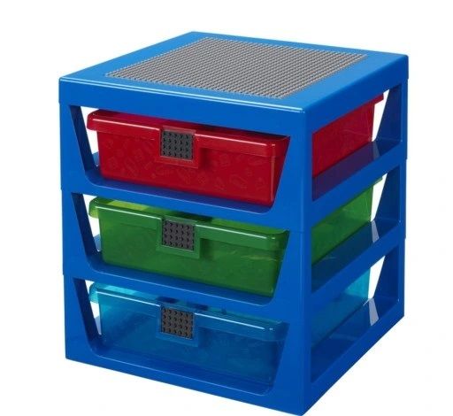 Система хранения 3 Drawer RACK синий LEGO
