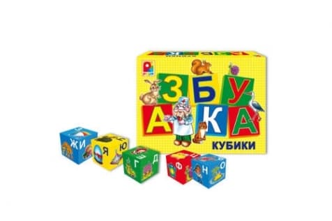 Обучающая игра "Азбука. Кубики"