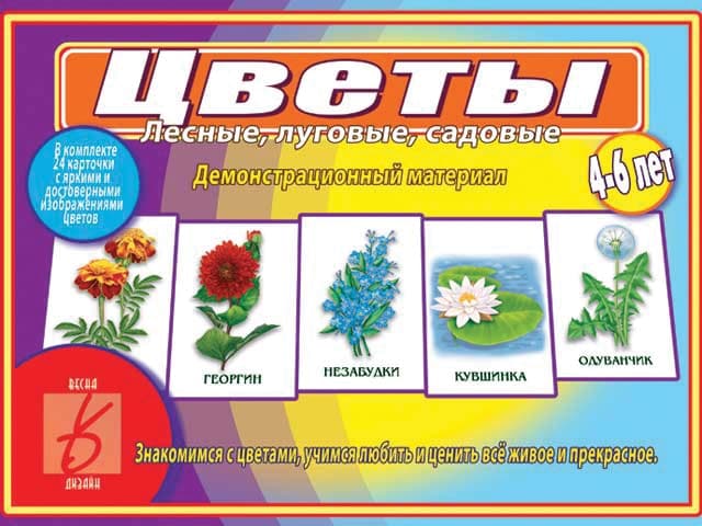 Демонстрационный материал "Цветы"
