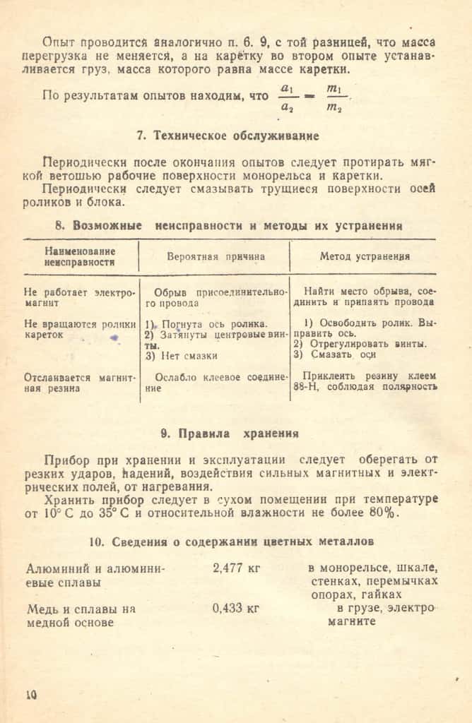 Прибор по механике демонстрационный ПМДМ (учебный)