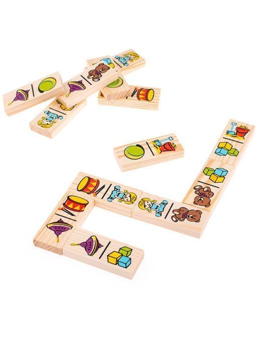 Домино "Игрушки" 28 деталей