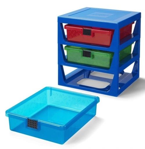 Система хранения 3 Drawer RACK синий LEGO