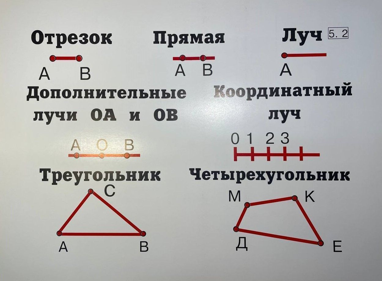 Комплект таблиц "Математика 5 класс" (32 шт., 62х47см)