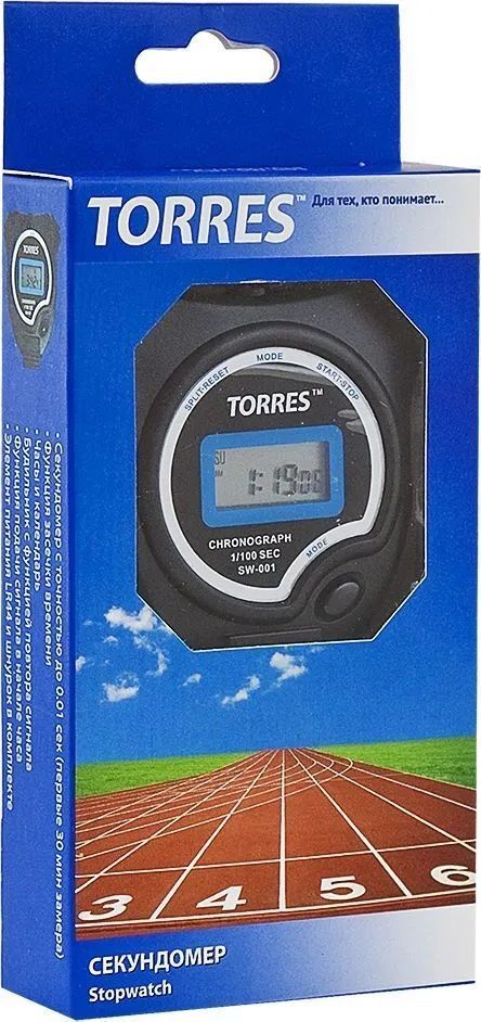 Секундомер TORRES Stopwatch SW-001 (часы, будильник, дата)