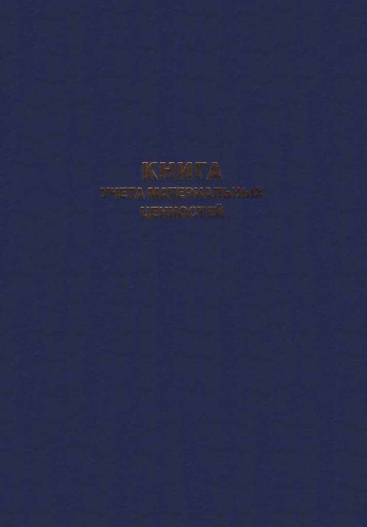 Книга учета материальных ценностей (форма по ОКУД 0504042) (Книга складского учета)